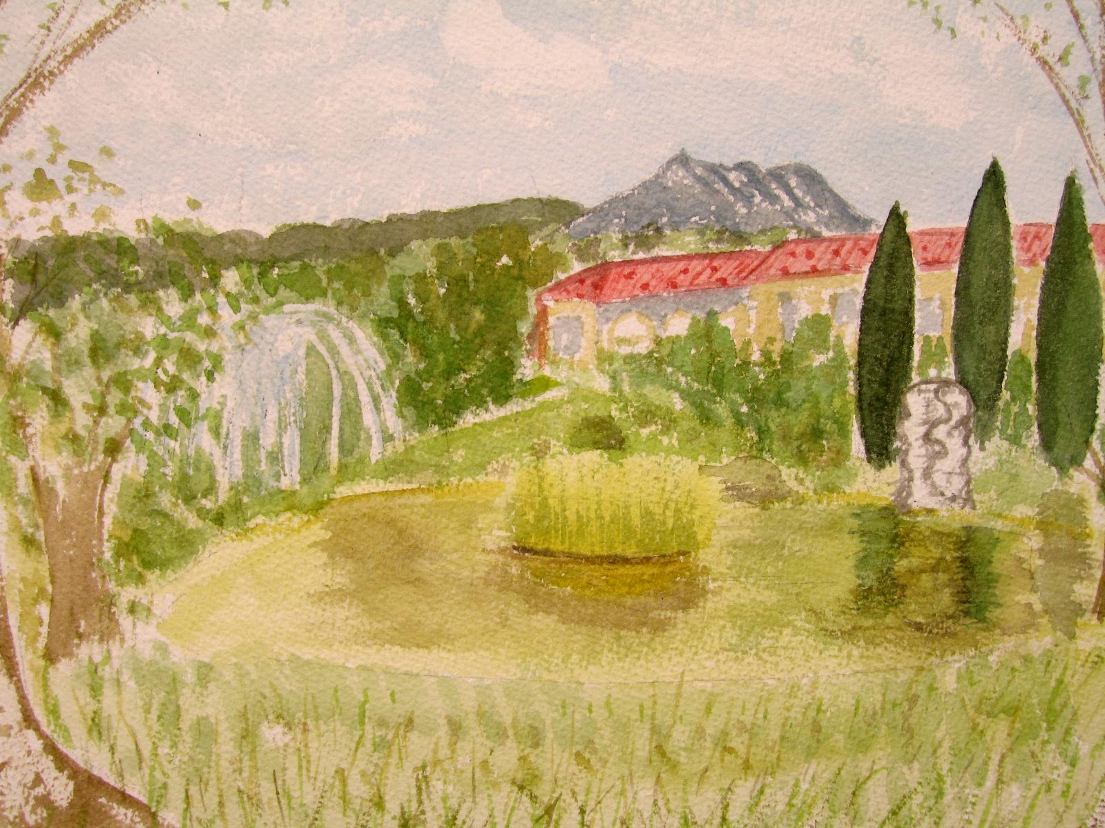 aquarelle effectuée par Maurice 